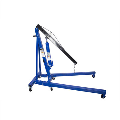 K Tool International XD63421 2 Ton Foldable Engine Crane for Garages, Repair Sho