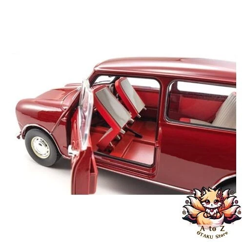 NUOVO prodotto finito Kyosho Original 1/18 Maurice Mini Mk.1 1959 rosso ciliegia - Immagine 4 di 4