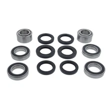 Front & Rear Wheel Bearings & Seals fits 2000 2001 2002 Arctic Cat 500 4X4 At