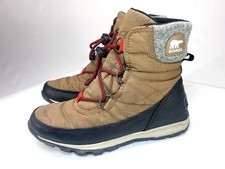 Sorel Kids Boots Size 3 US Winter Snow Boots - PRE-OWNED Whitney Short Lace