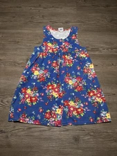 Oshkosh B’gosh Dress Kids Size 5 Vintage 90s Girls Floral Lily Gingham Button 