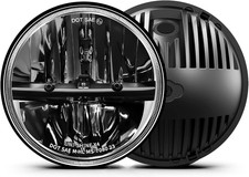 2PCS 7-Inch LED Headlights - DOT Approved, Hi/Lo Beam, Compatible with Jeep Wran