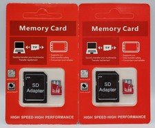 2-PACK - TF PRO 1TB 2TB Total MicroSD Memory Card - U3, Class 10 - NEW SEALED