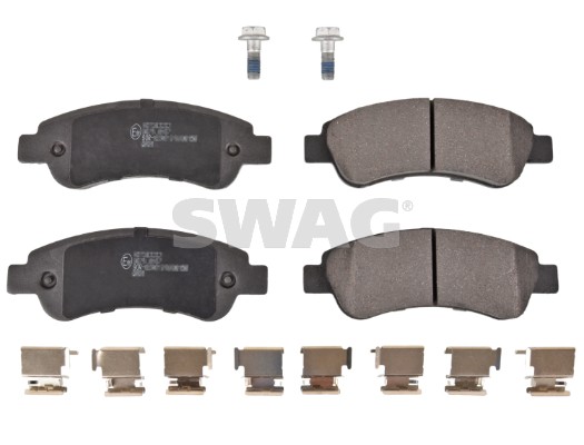Hinterachse Swag 62 91 6814 Bremsbelagsatz, Scheibenbremse FüR CitroËN,Fiat,Peug-image