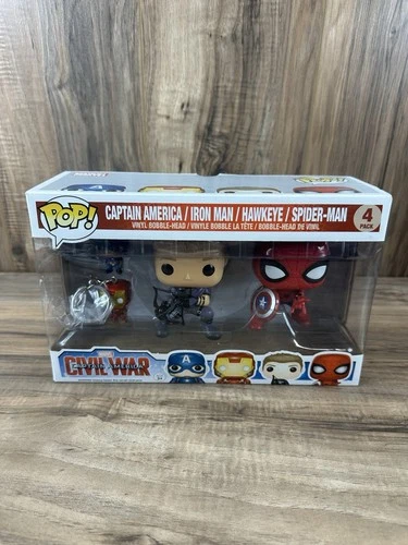 Funko Pocket Pop! Keychain: Captain America Civil War Marvel 4-Pack