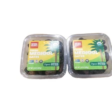 Natural Delights Organic Pitted Medjool Dates 24 oz Tubs 2 Pack Lot 3 lbs Total