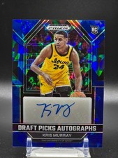 2023-24 Prizm Draft Picks - Draft Picks Auto Kris Murray #DPA-KMY Blue Ice 14/75