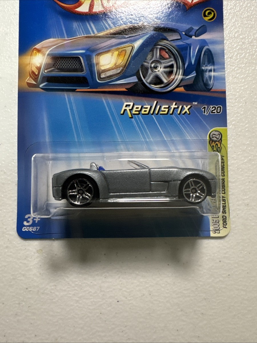 Hot Wheels 2005 First Editions #1/20 Realistix Shelby Cobra Concept - Modellino Auto Da Collezione #001 - 2