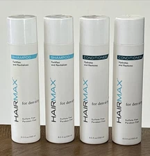 Lot Of 4 HairMax Density 2 Shampoo & 2 Conditioner Thickening Hair Care 8.5oz