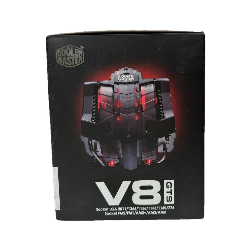 V8 GTS Cooler Master CPU Air Cooler RR-V8VC-16PR-R1 - BRAND NEW OPEN BOX - Image 3 of 4