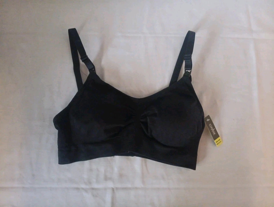 3 Sujetadores Acolchados Coobie Talla Única Pullover Camiseta Negro Teal Coral Nuevo  Foto 2 de 4