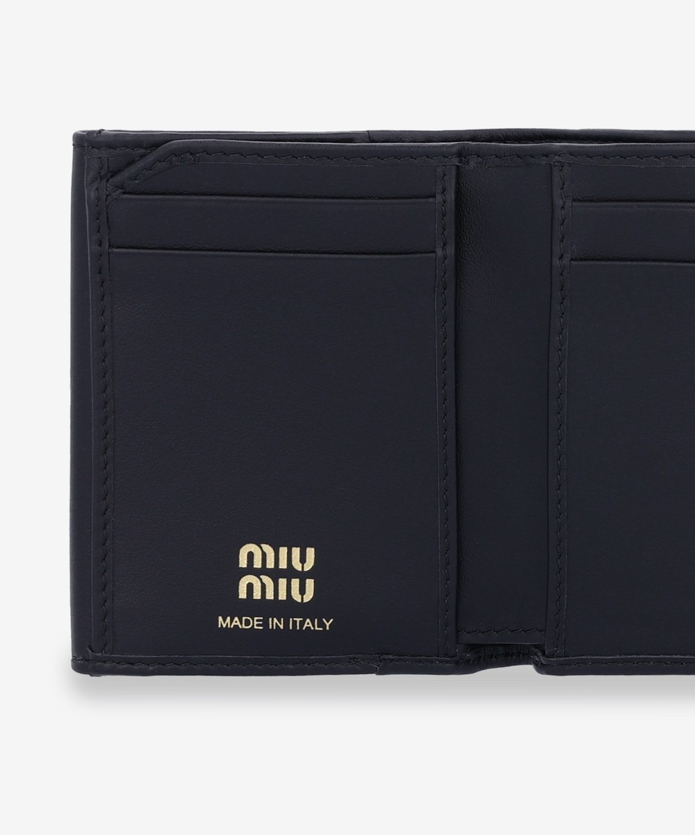★MiuMiu★ Small Leather Wallet Black 5MH0432CVXF0002 5MH043 Miu Miu Small Leather Wallet Black | eBay