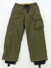 Rare Vintage NIKE ACG Clima Fit Max Outer Layer 3 Snow Cargo Pants 2000s Green M