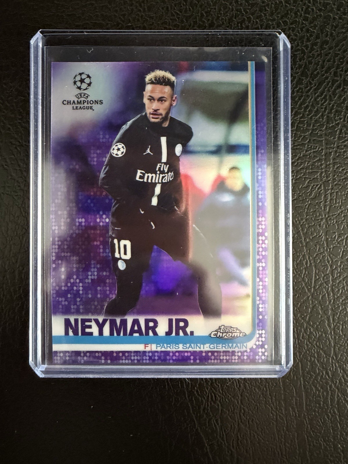2018-19 Topps Chrome UCL Neymar Purple Refractor /250