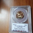 1993-P PCGS PR69DCAM $10 1/4OZ GOLD EAGLE REAGAN LEGACY SERIES