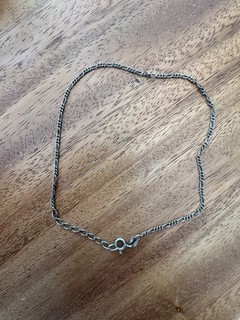 Chaîne gourmette argent 925 massif fine collier 2 20 grammes VINTAGE