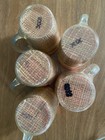 MCM SALMON/PINK TIKI  5 Raffia Insulated Mug Woven Burlap Cup Rattan Wicker — photo 9