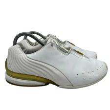 Reebok Allen Iverson I3 Men’s Size 8 US White Leather 90's Retro Basketball Shoe