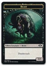 Beast Token #1 (LP) Mythic Edition War of the Spark MED3 Magic MTG