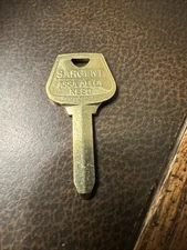 NEW SARGENT KESO HIGH SECURITY DIMPLE MASTER /CHANGE KEY BLANK