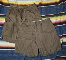 2x UPS Brown WEARGUARD Uniform Shorts Sz 30 Vintage
