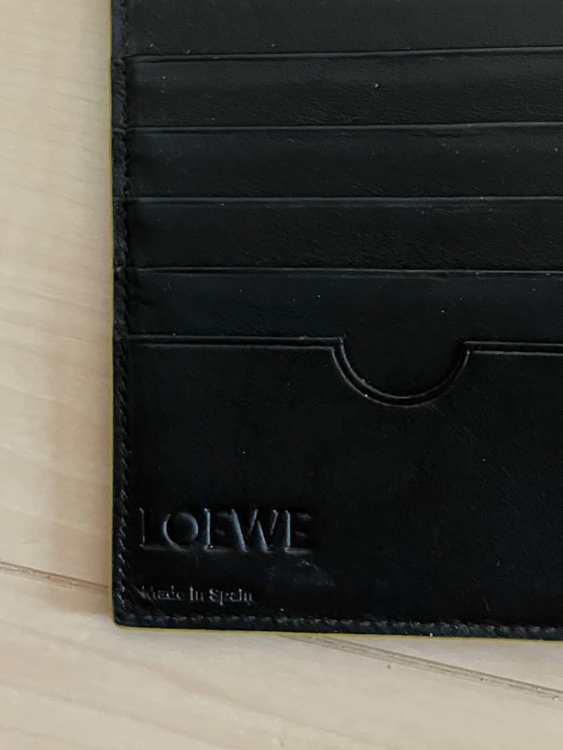 Loewe Wallet Super Passport Case Repeat Anagram Yellow Limited Edition 2509TK