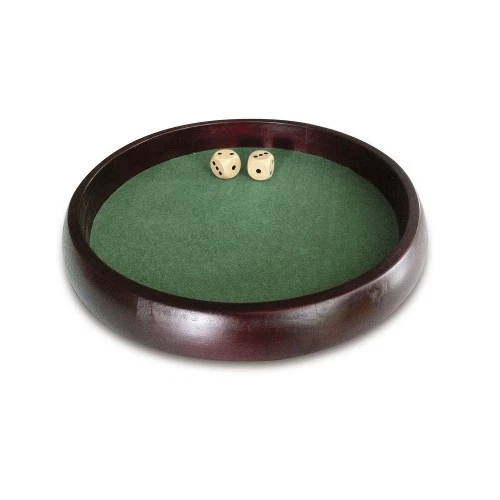 Weible Jeu De Dés En Bois Marron - Diamètre 34 cm - Photo 1/1