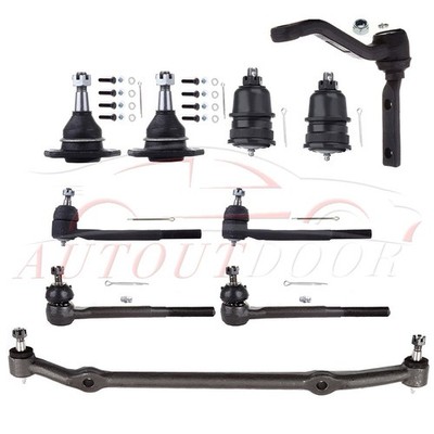 Set Of 10 Fit For Buick Rega Front Upper Ball Joints Tie Rods Center Link Kit