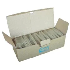 ICC 1-port Single Gang Flat Faceplate 25 Pk - 1 x Socket(s) - 1-gang - Ivory