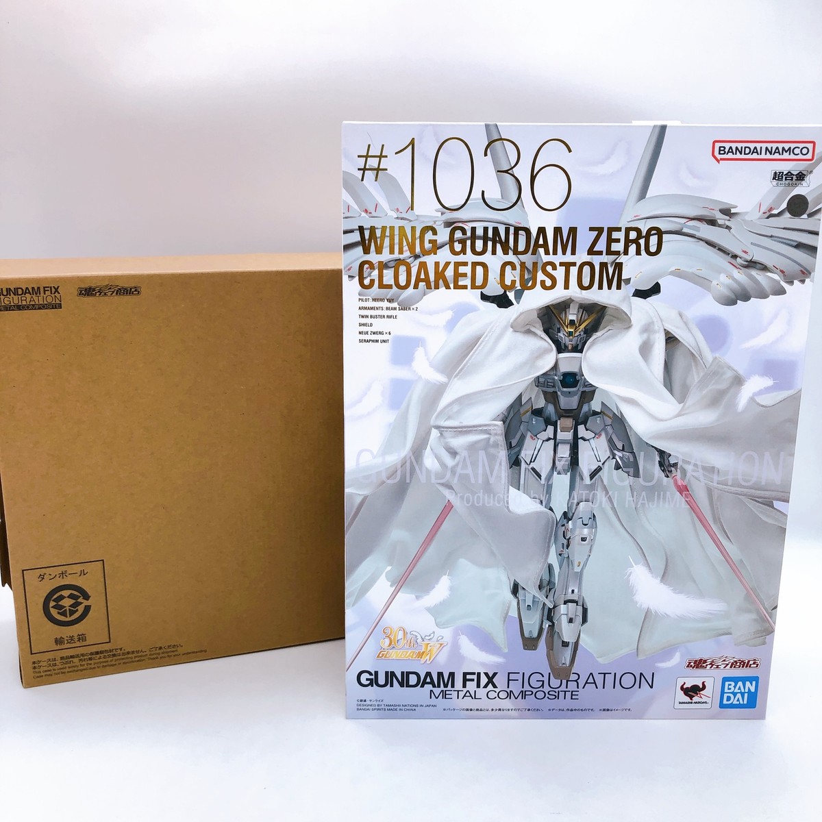 画材 Bandainamco Wing Gundam Zero Cloaked Custom Gundam Fix Figuration Metal
