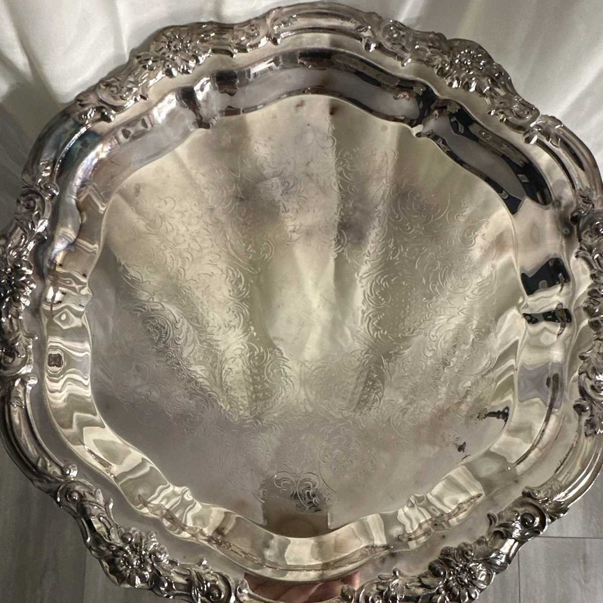 25+ FB Rogers Silver Coin Antique US Silver-Plated Platters