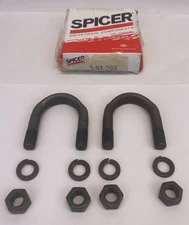 Spicer 3-94-28X U-Bolt Kit 1480/1550 Series – 0.438-20 U-Bolt Hardware OEM