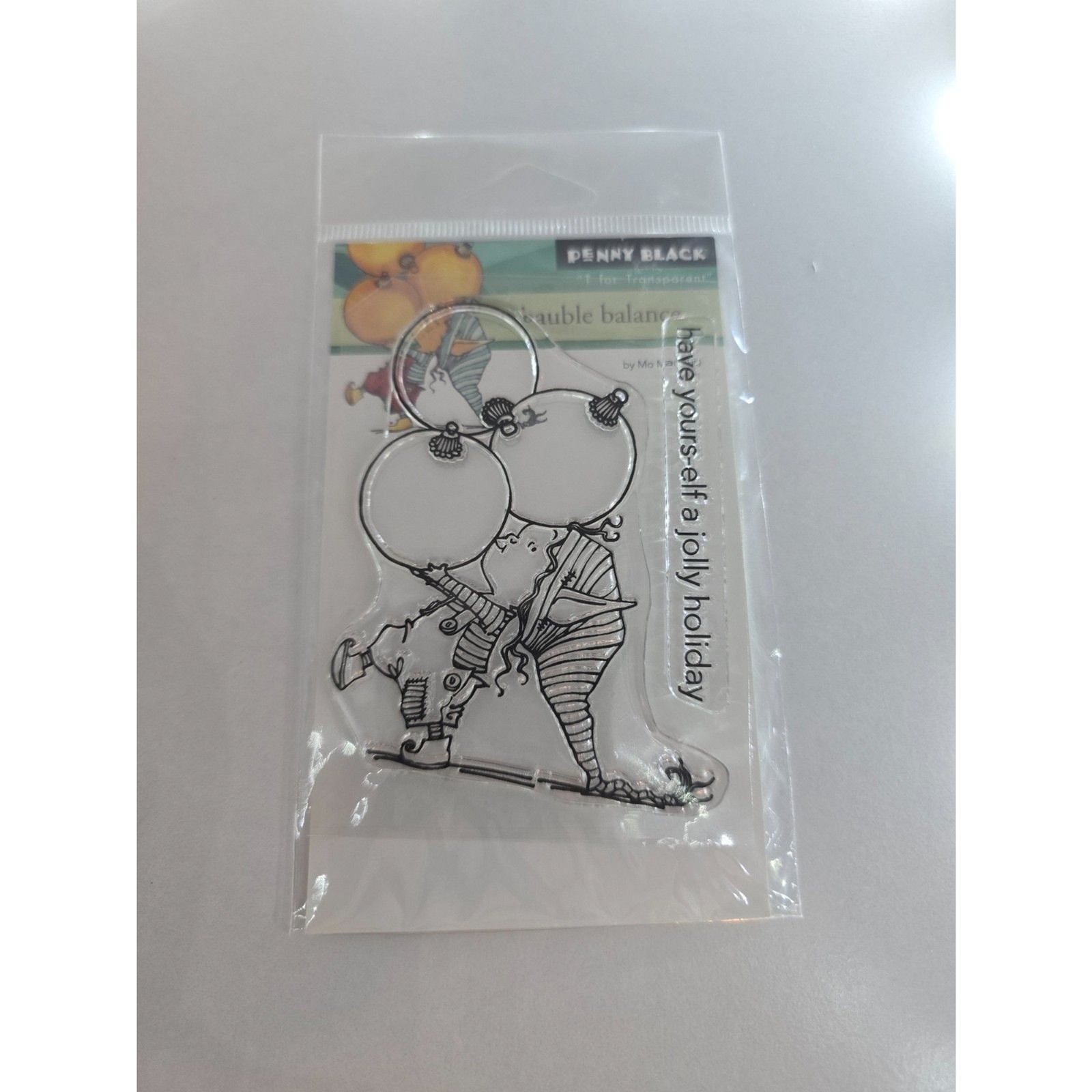 Penny Black Bauble Balance 30-621 Mo Manning Christmas Clear Stamps NEW