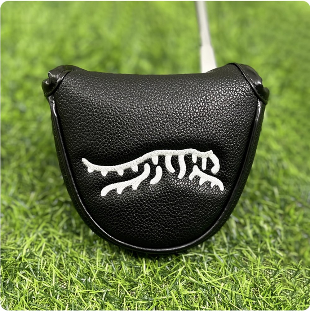 Wood Head Cover Headcover Pu Mallet Putter Club Cover