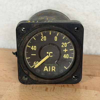 #ad #ad VTG Military Aircraft Type Engine Gauge Air Pressure 321 1N 102 Sangamo Weston $39.99