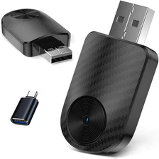 2-in-1 Apple CarPlay & Android Auto Wireless Adapter - 2025 Upgraded Mini Dongle