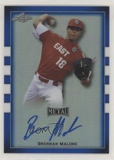 2018 Leaf Metal Perfect Game All-American Classic 26/30 Brennan Malone Auto nd3