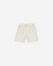 Rylee + Cru Perry Grid Shorts Kids Size 6-7 Years Comfortable Stylish