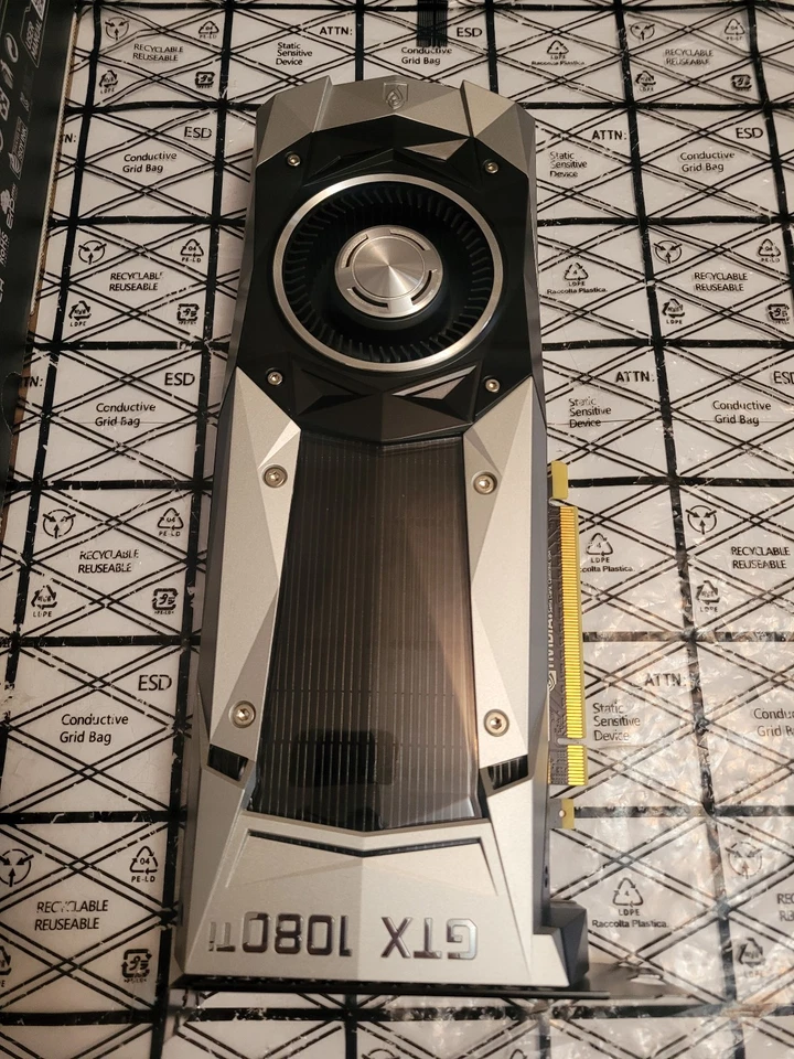 Nvidia Geforce GTX 1080 Ti Founders 11GB PC Gaming Graphics card Expertly Tested - Image 4 of 4