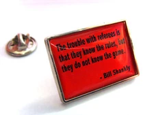 LIVERPOOL SHANKLY FAMOUS QUOTE LAPEL PIN BADGE No:2