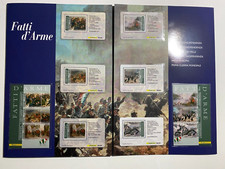 2011 Folder Filatelico 150° Unità d'Italia - Fatti d'Arme con Tessere Foglietti