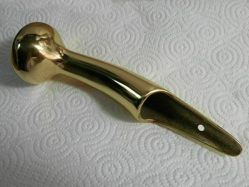 NEW 2" dia Horse HAMES KNOBS 7 1/2" long Walking Sticks, SOLID BRASS Cane Tops - Picture 6 of 12