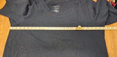 Venezia Black Short Sleeve Top Plus Size 26/28 - Picture 3 of 7