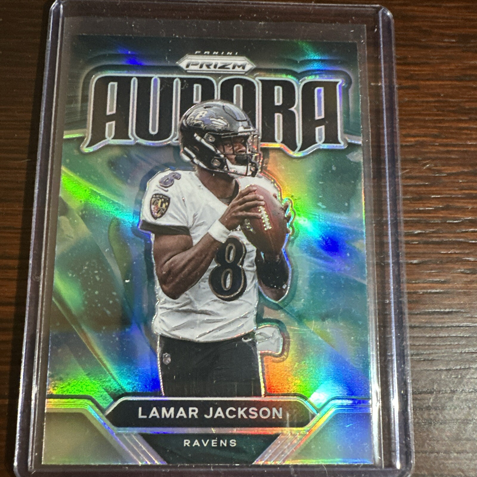2020 Panini Prizm NFL LAMAR JACKSON Holo Prizm Aurora Ravens #2 CASE HIT INVEST