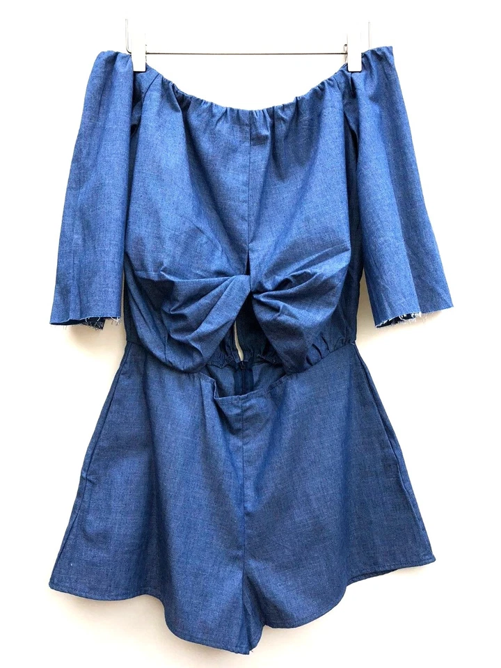 Zara Denim Ausschnitt Overall Größe Xs S M Ref 5520 044 - Bild 2 von 4