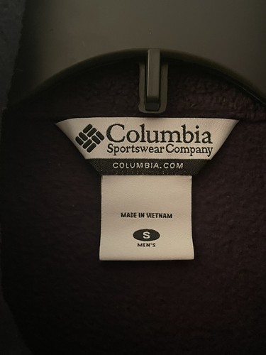 Columbia Men's Vest Black Cutoff Sleeve Fleece Comfort Casual Size Small - Picture 2 of 6
