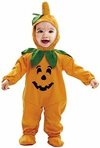 Grenouillère Halloween pour bébé garçon et fille avec capuche citrouille