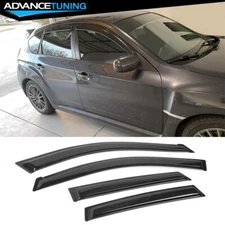 Fits 08-11 Impreza 08-14 WRX STI Acrylic Window Vent Visor Rain Guard Deflector
