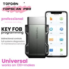 2025 TOPDON Topscan PRO Wireless OBD2 Scanner Code Reader Key Coding Diagnostic