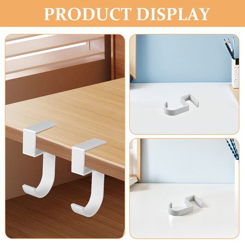 2 Pcs Hook up Miss Desk Hooks Purse Hanger Handbags Hanging Organizer - Bild 4 von 12